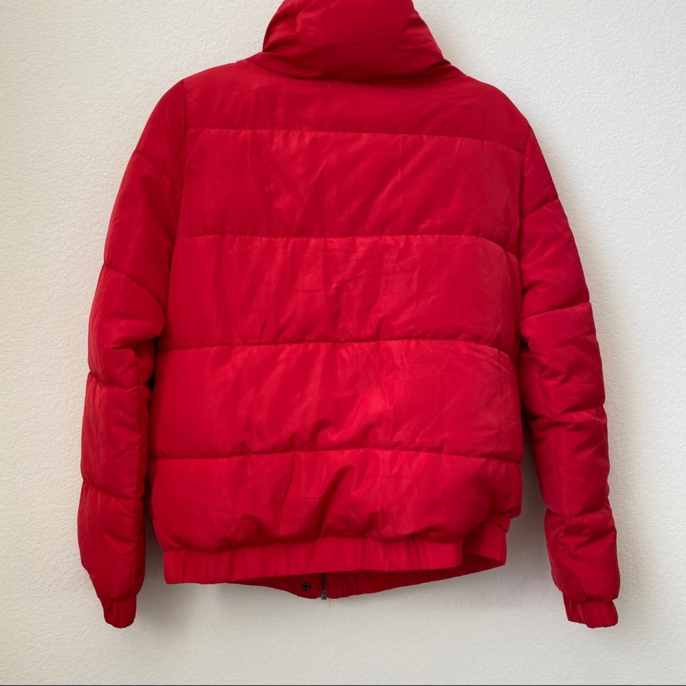 Red puffer jacket - Picture 4 of 4